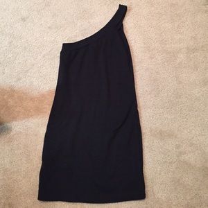 Forever 21 ribbed black dress